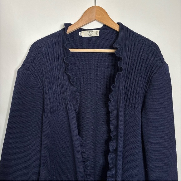 Valentino Miss V Wool Cardigan Vintage 1960’s size 10 - Picture 5 of 10